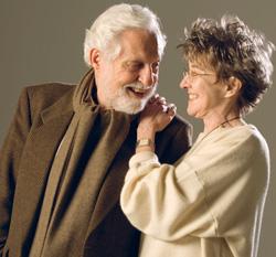 Professors Diane Middlebrook and Carl Djerassi