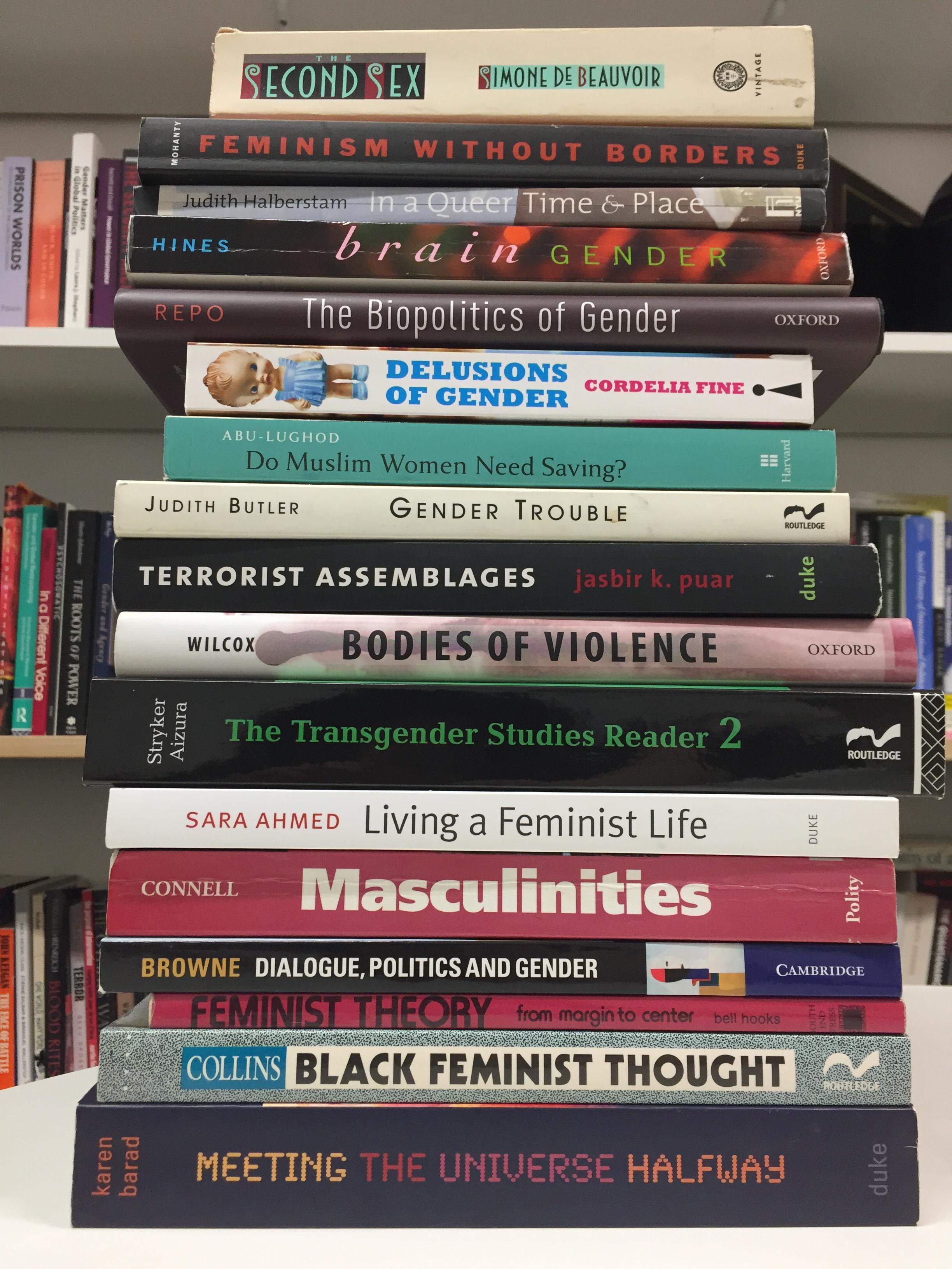 Gender Titles Book Stack